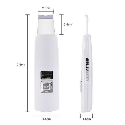 Ultrasonic Skin Scrubber Face Cleanser Blackhead Acne Removal.