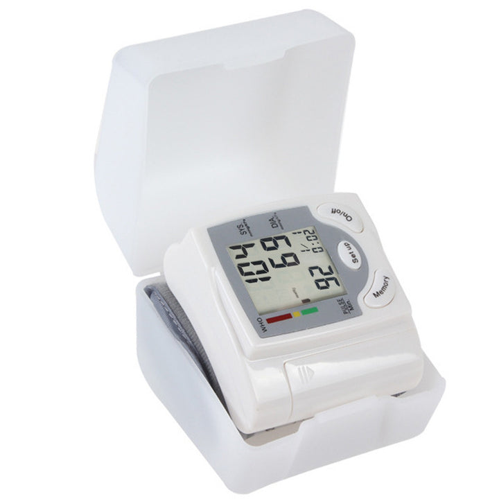 Wrist Blood Pressure Monitor, Fully Automatic Blood Pressure Measuring Device.